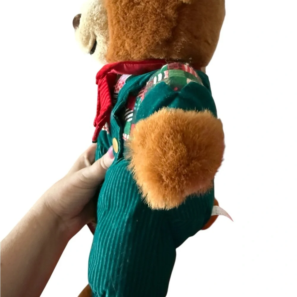 Vintage 1994 Teddy Bear Lane K-Mart Christmas Bear Plush 17”